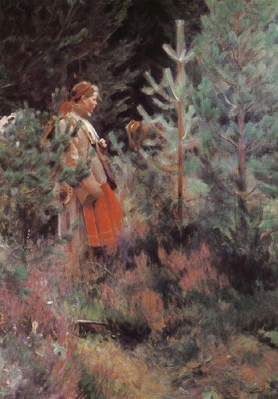 Anders Zorn Shepherdess china oil painting image